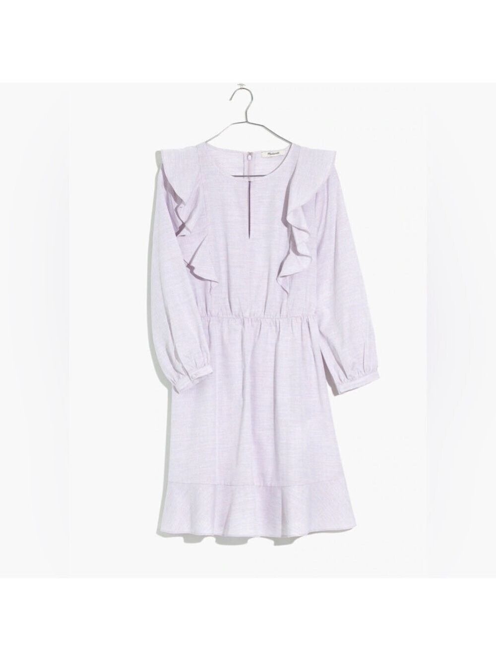 Madewell Ruffle-Shoulder Mini Dress - Size 2